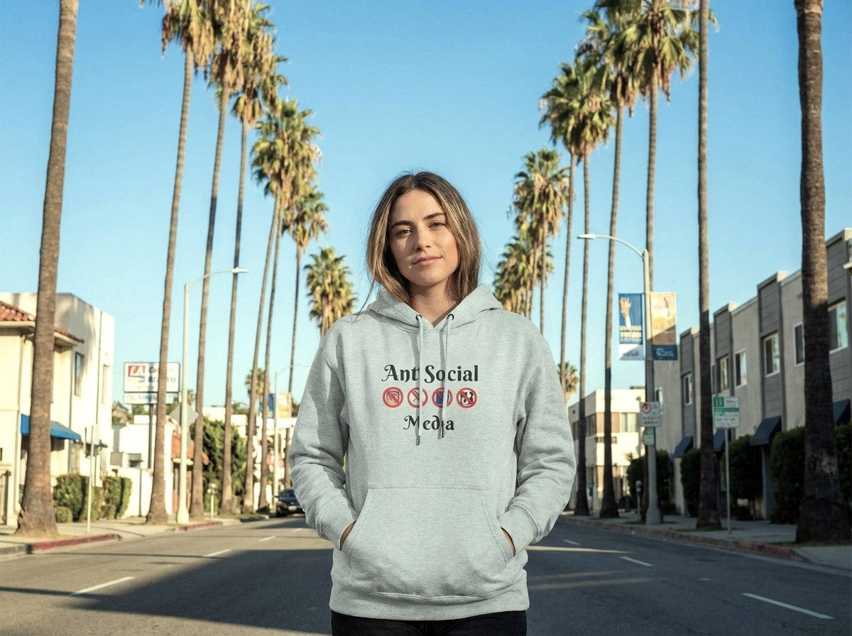 Anti Social Media Unisex Hoodie