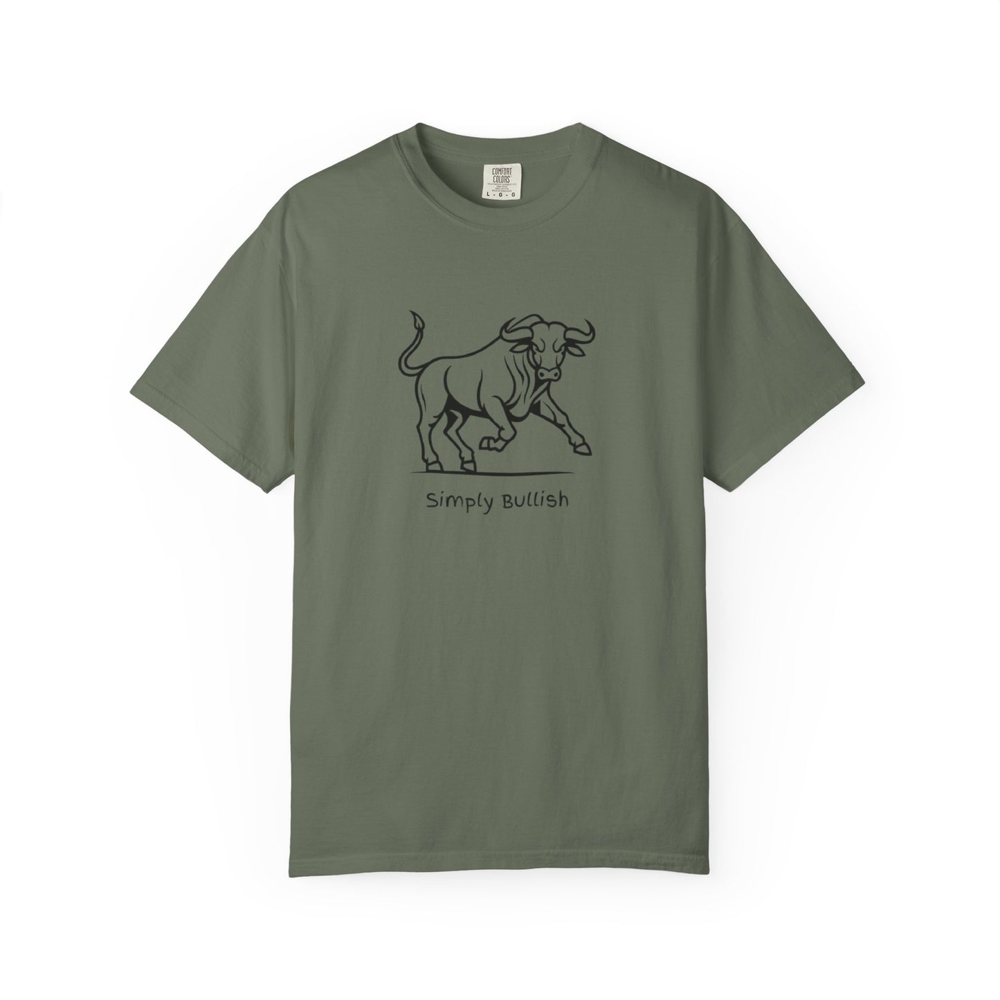 Simply Bullish 2 Black Bull Unisex T-Shirt