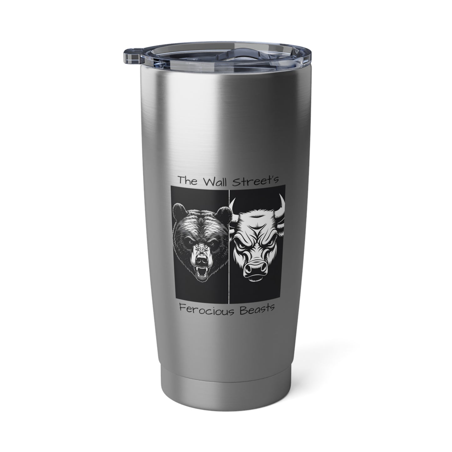 Wall Street Ferocious Beasts 20oz. Stainless Steel Tumbler