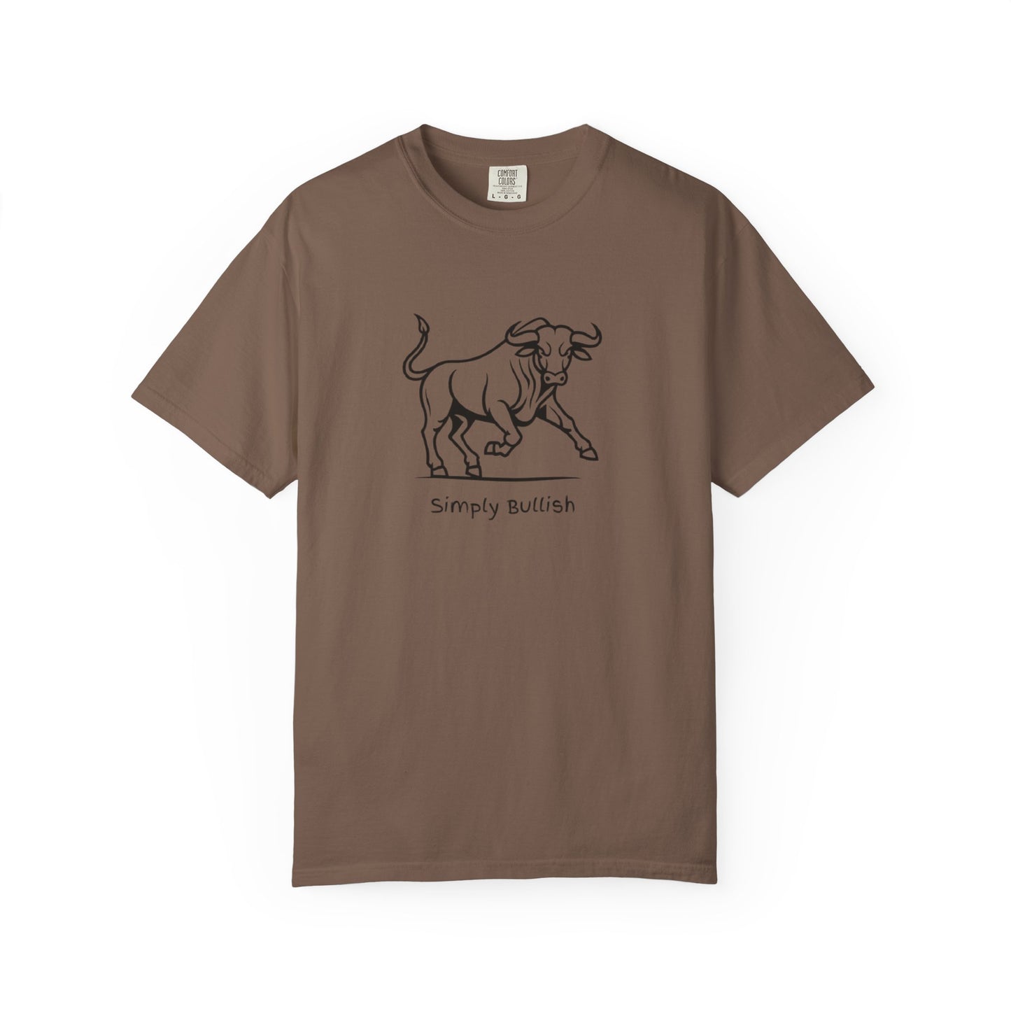 Simply Bullish 2 Black Bull Unisex T-Shirt