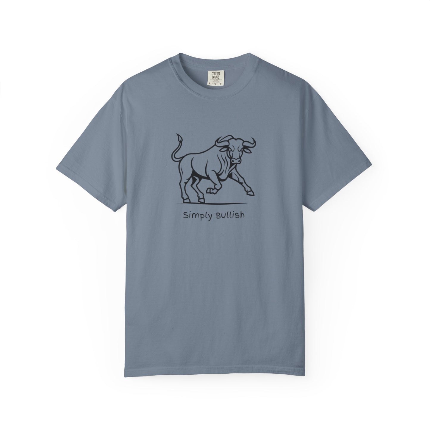 Simply Bullish 2 Black Bull Unisex T-Shirt