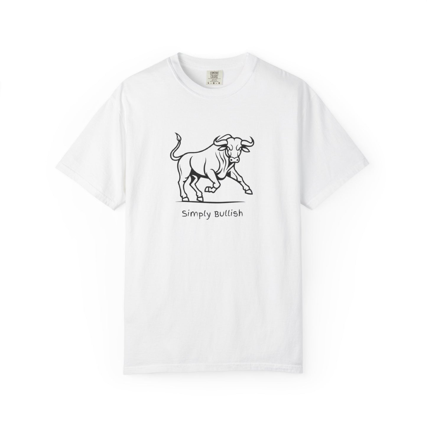 Simply Bullish 2 Black Bull Unisex T-Shirt