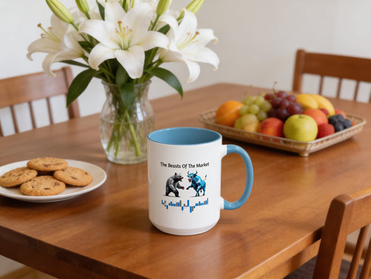 The Beasts Of The Market Accent Ceramic Mug (11, 15oz)